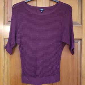 Apt 9 Shimmery Semi-Sheer Knit Sweater